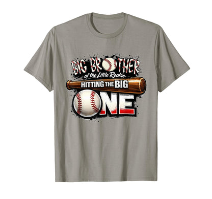 Bro Big Brother Lil Rookie Baseball T-Shirt - Unique Graphic for Adults - T-Shirt, Sweatshirt, Hoodie