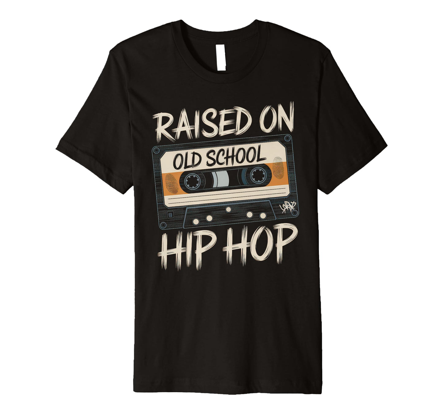 Raised Old School Hip Hop Cassette T-Shirt - Trendy Graphic Men Women - T-Shirt, Sweatshirt, Hoodie