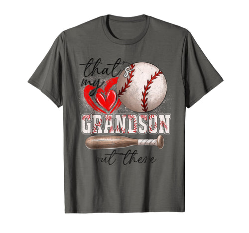 Baseball Grandma Thats My Grandson Out T-Shirt - Unique Graphic for Adults - T-Shirt, Sweatshirt, Hoodie