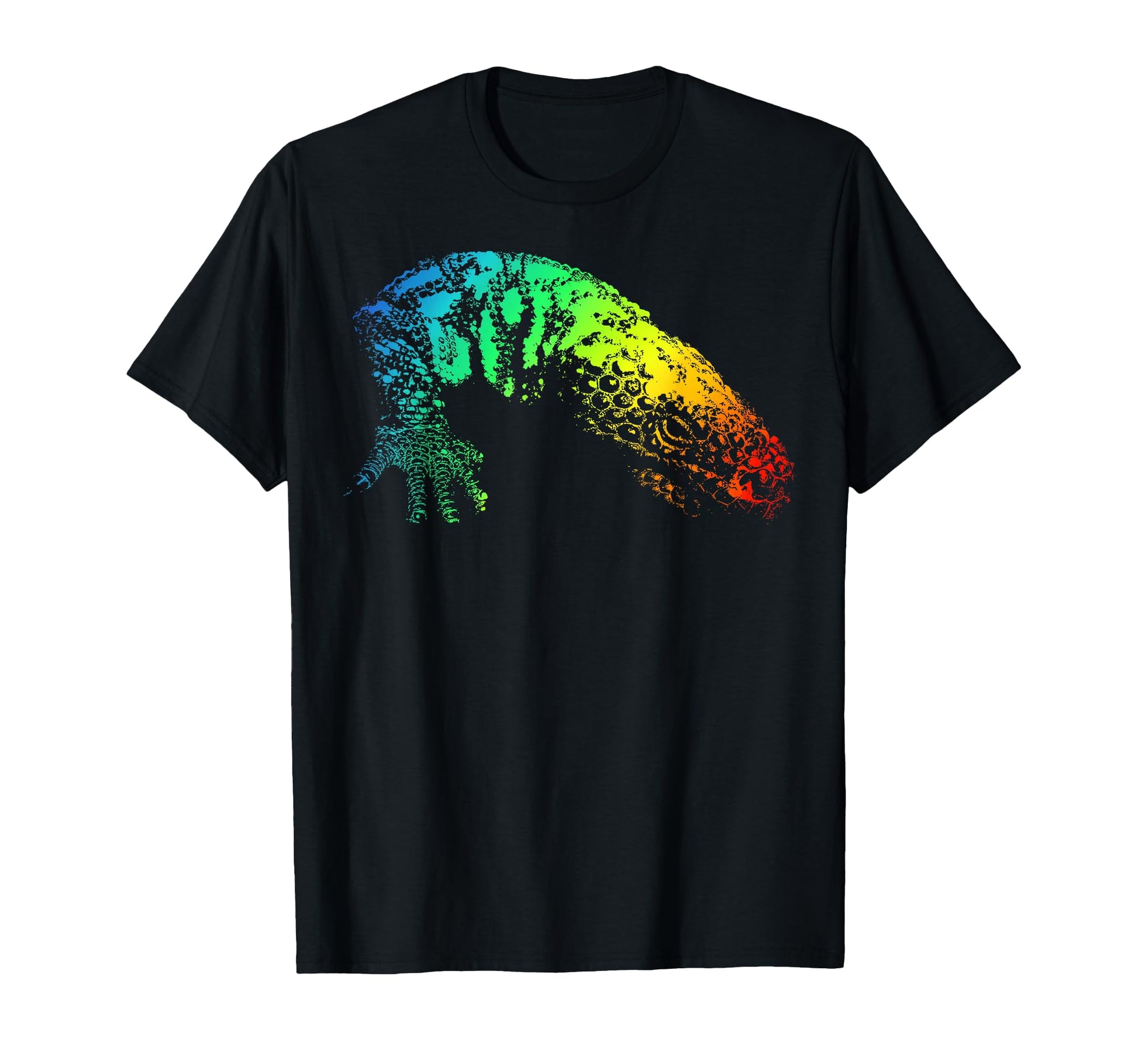 Gila Monster Colorful Rainbow T-Shirt - Custom Art Print Men Women - T-Shirt, Sweatshirt, Hoodie