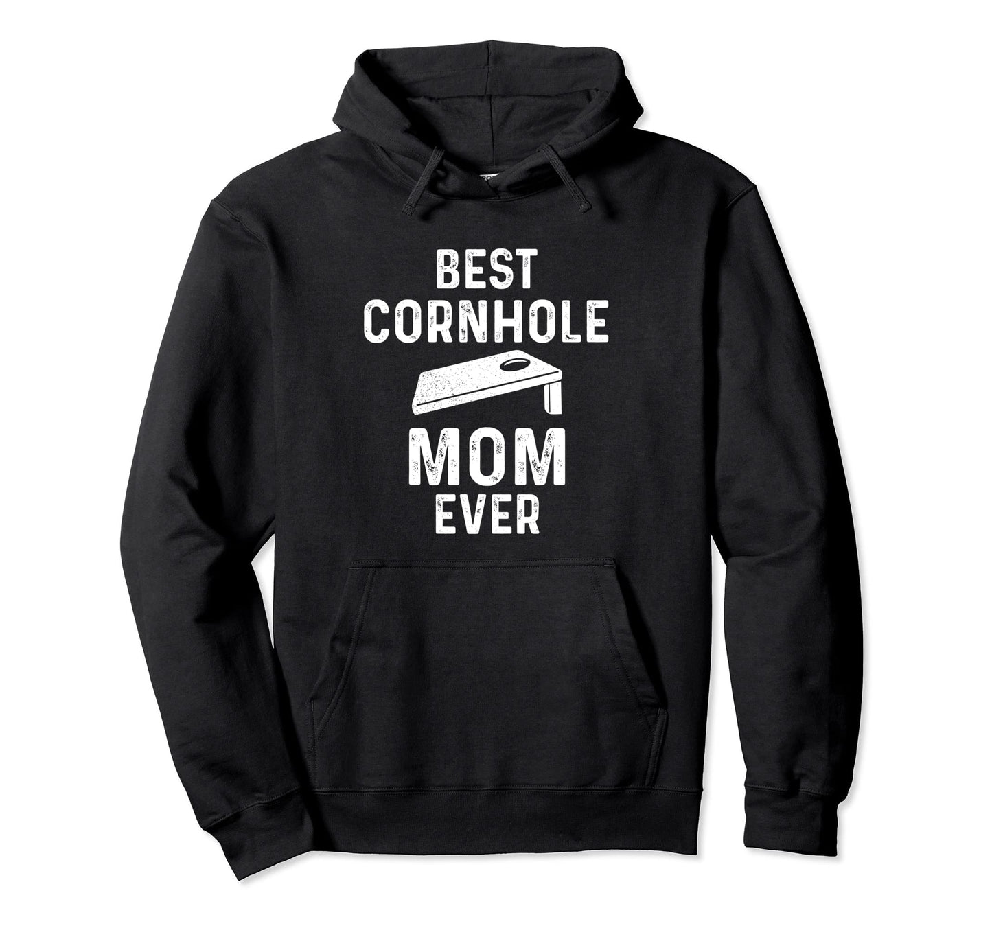 Best Cornhole Mom Ever Sack Toss Hoodie - Fun Novelty Design for Adults - T-Shirt, Sweatshirt, Hoodie
