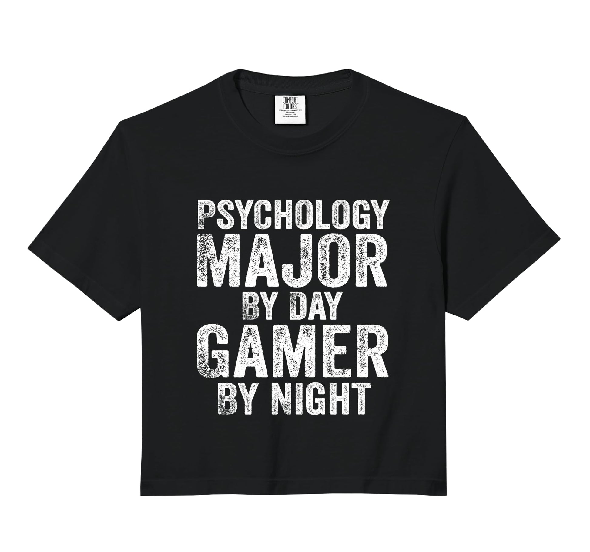Psychology Major Day Gamer Night Gaming Hoodie - Trendy Graphic Unisex - T-Shirt, Sweatshirt, Hoodie
