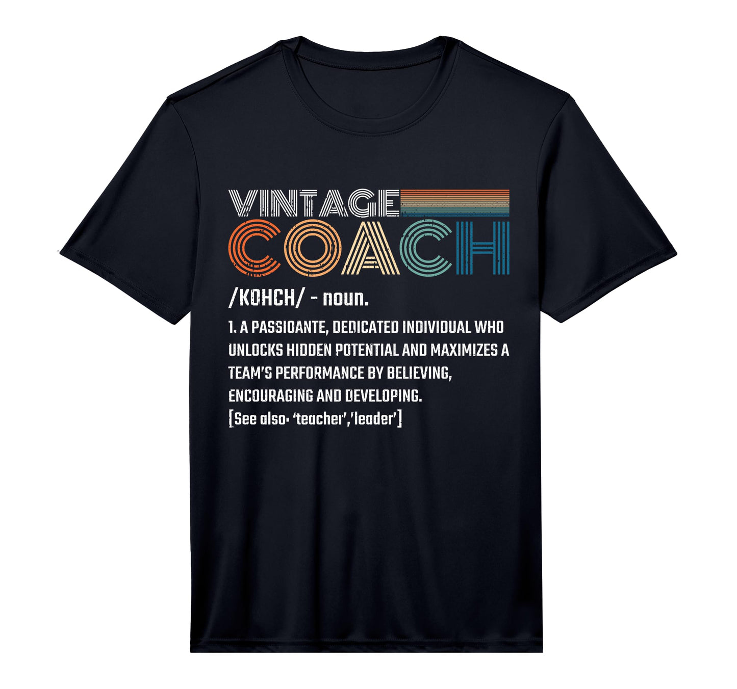Coach Noun Definition Sports Team T-Shirt - Minimalist Print Unisex - T-Shirt, Sweatshirt, Hoodie