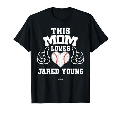 This Mom Loves Jared Young Prospect T-Shirt - Fun Novelty Design Men Women - T-Shirt, Sweatshirt, Hoodie