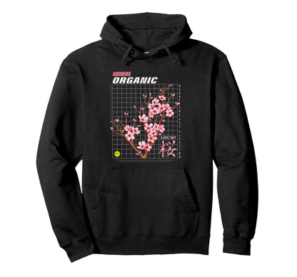 Japanese Cherry Blossom Aesthetic Hoodie - Aesthetic Graphic Men Women - T-Shirt, Sweatshirt, Hoodie