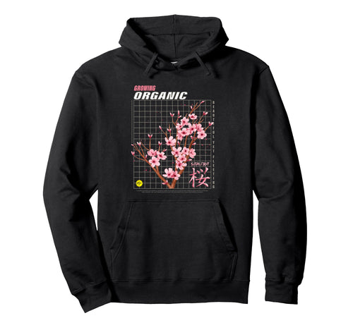 Japanese Cherry Blossom Aesthetic Hoodie - Aesthetic Graphic Men Women - T-Shirt, Sweatshirt, Hoodie