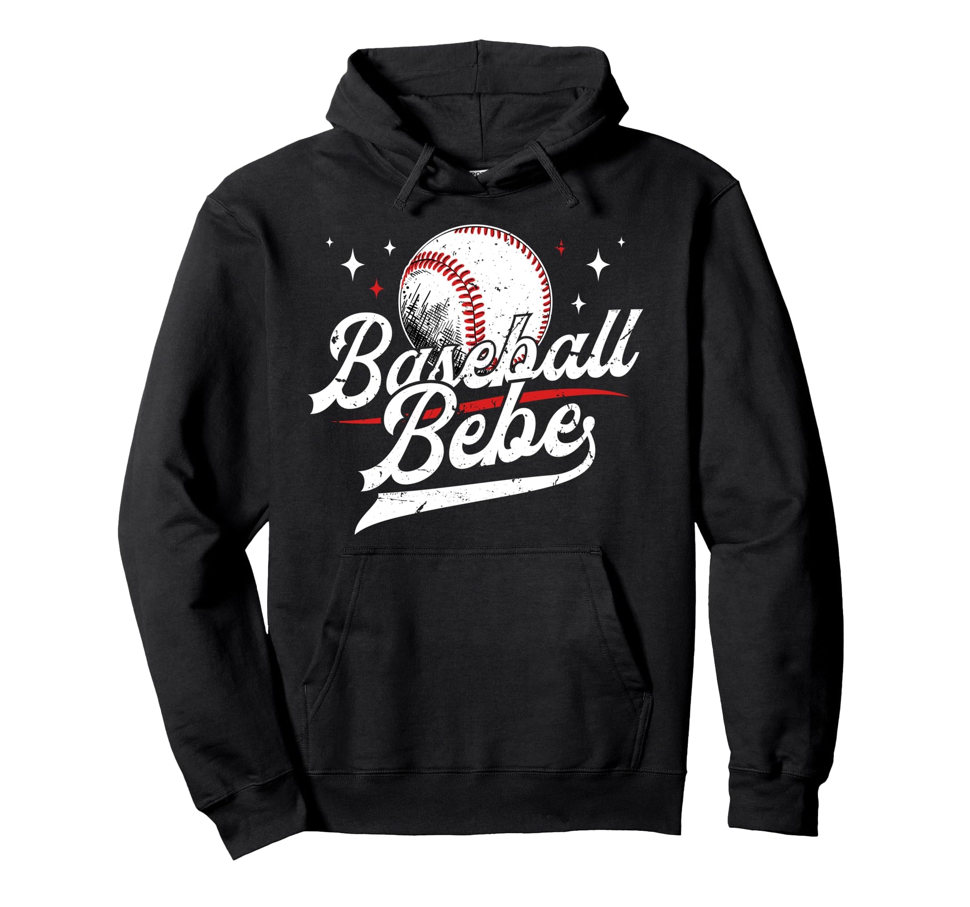 Baseball Bebe Baseball Player Bebe Hoodie - Unique Graphic for Adults - T-Shirt, Sweatshirt, Hoodie
