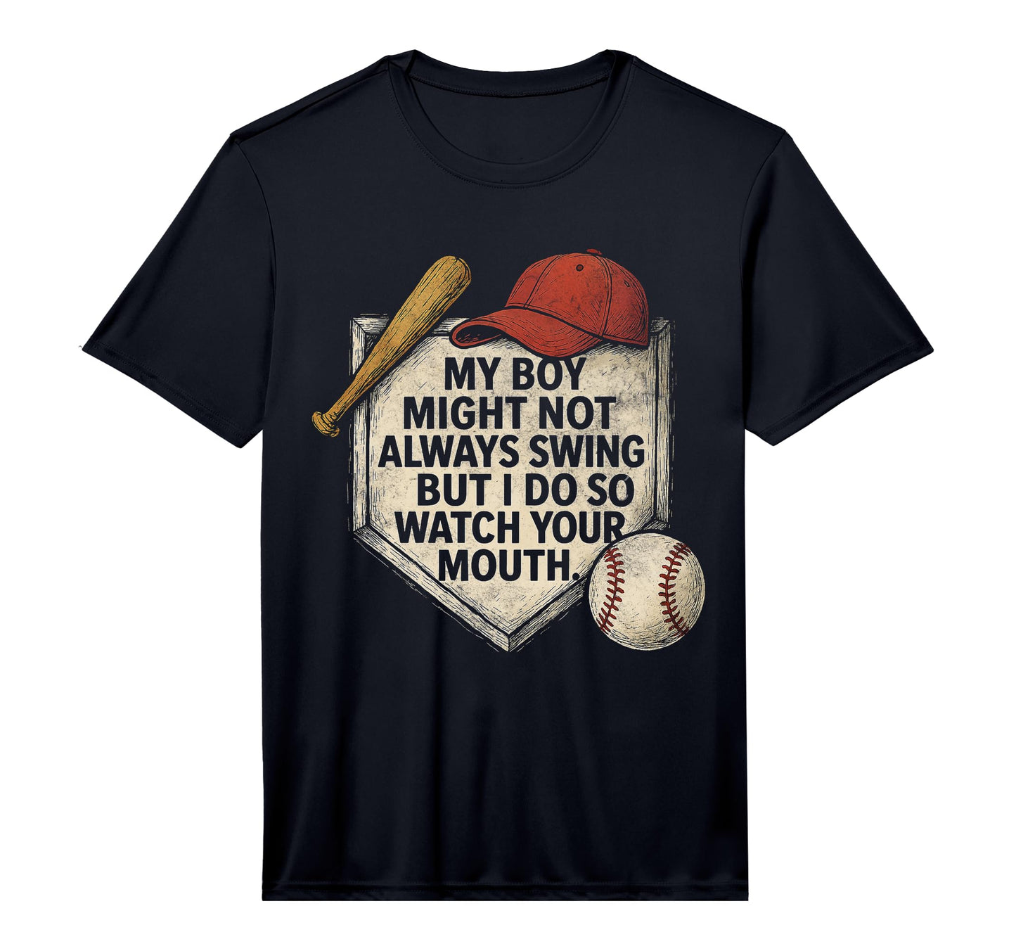 Mens My Might Not Swing But I Do Funny T-Shirt - Novelty Apparel Unisex - T-Shirt, Sweatshirt, Hoodie