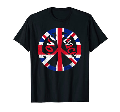 Grunge British Psychedelic T-Shirt - Casual Everyday Wear for Adults - T-Shirt, Sweatshirt, Hoodie