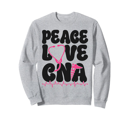 Cna Nurse Certified Nursing Sweatshirt - Custom Art Print Men Women - T-Shirt, Sweatshirt, Hoodie