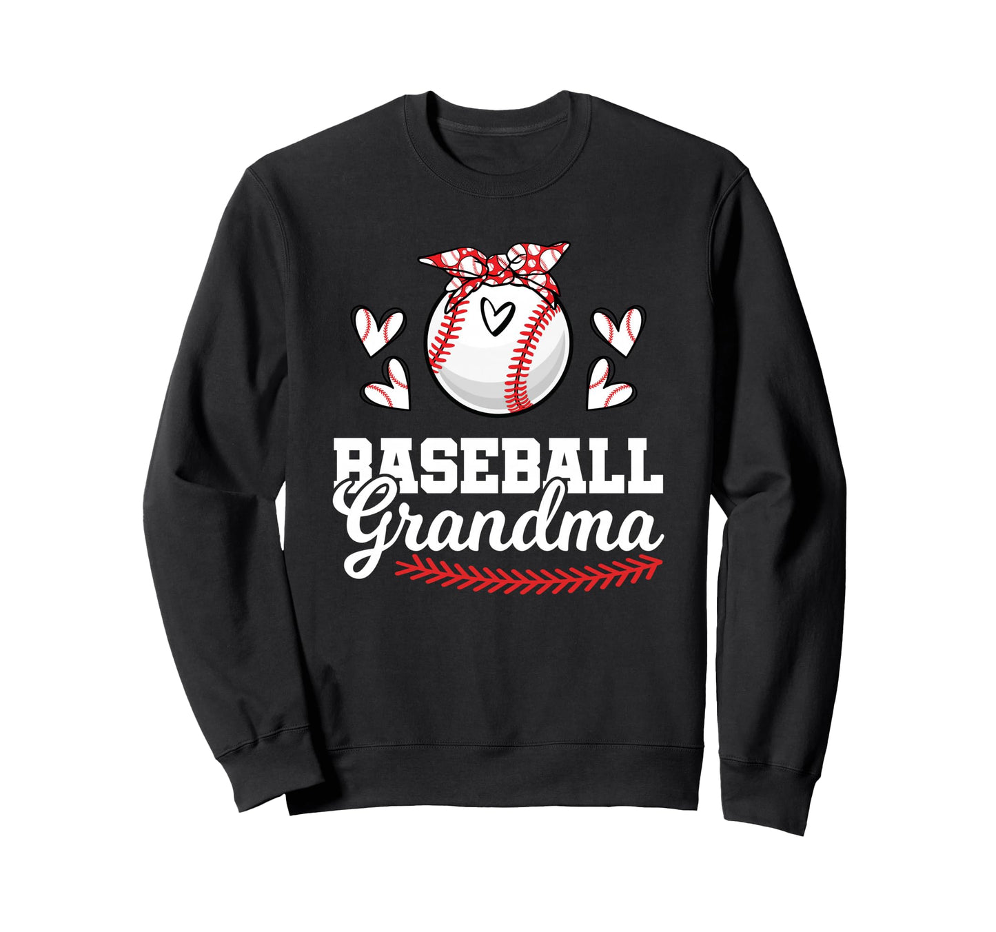 Baseball Grandma Baseball Granny Sweatshirt - Unique Graphic Unisex - T-Shirt, Sweatshirt, Hoodie
