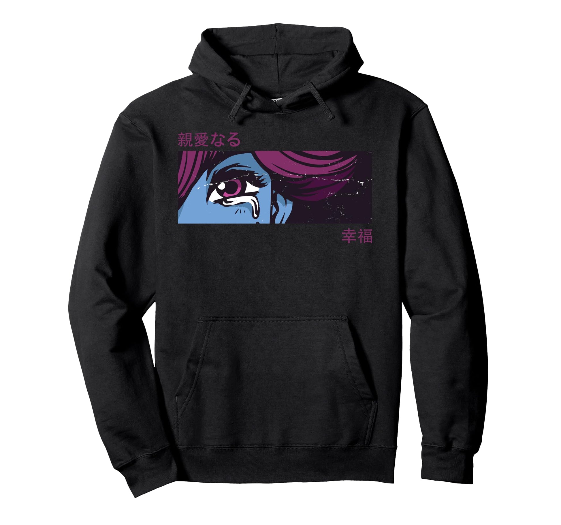 Anime Eyes Japan Culture Art Japanese Hoodie - Novelty Apparel Men Women - T-Shirt, Sweatshirt, Hoodie