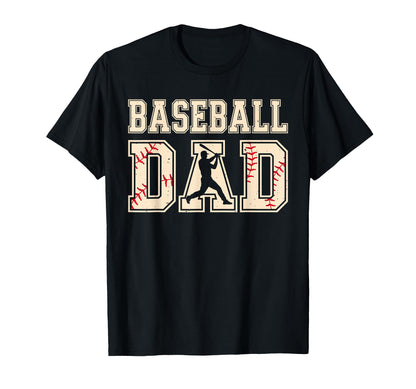 Baseball Dad Husband Papa Grandpa T-Shirt - Trendy Graphic Men Women - T-Shirt, Sweatshirt, Hoodie