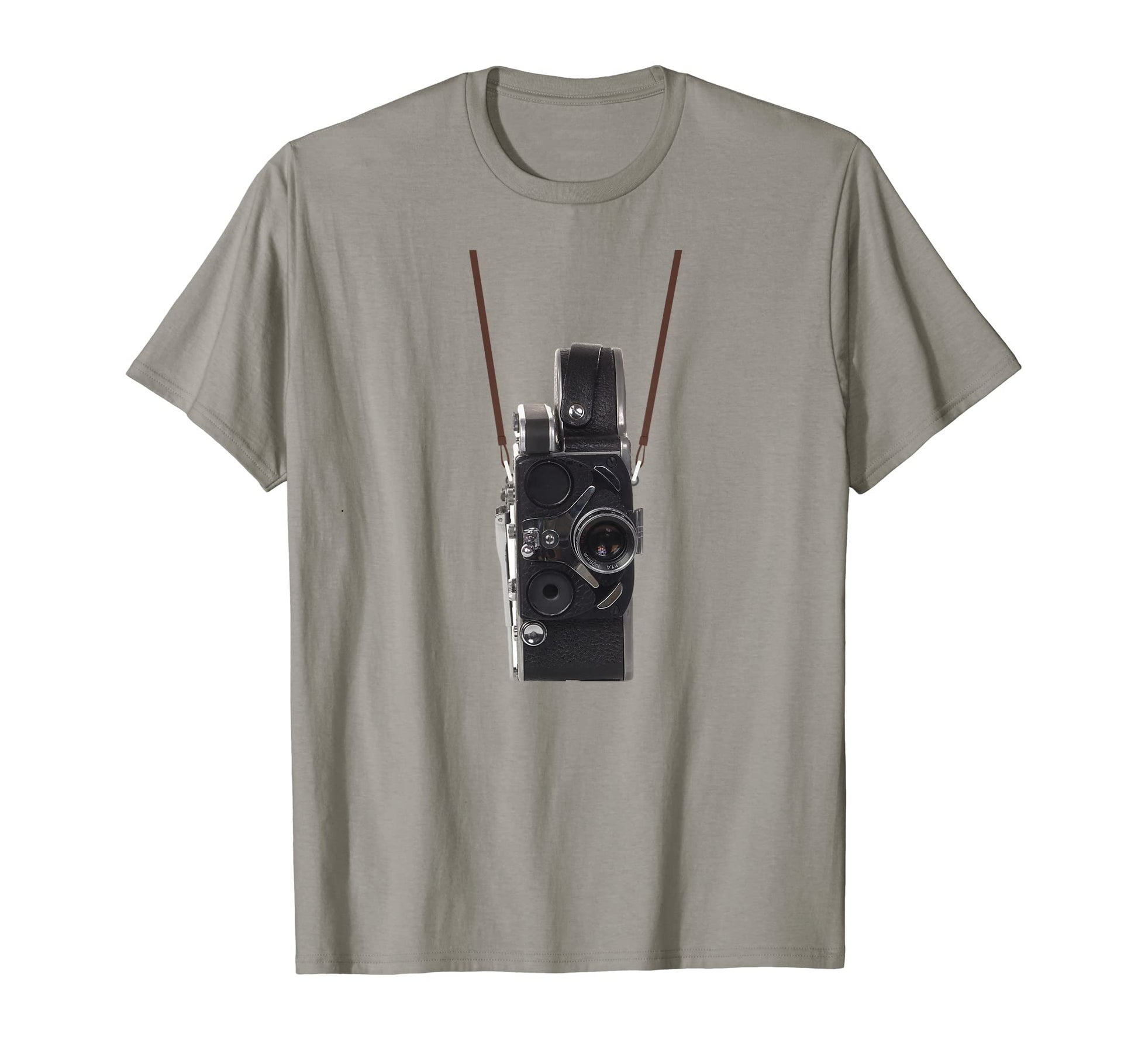 Video Film Camera Neck Strap Funny T-Shirt - Novelty Apparel Men Women - T-Shirt, Sweatshirt, Hoodie