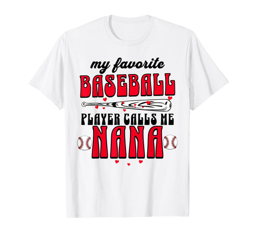 Baseball Grandma My Favorite Player T-Shirt - Custom Art Print for Adults - T-Shirt, Sweatshirt, Hoodie