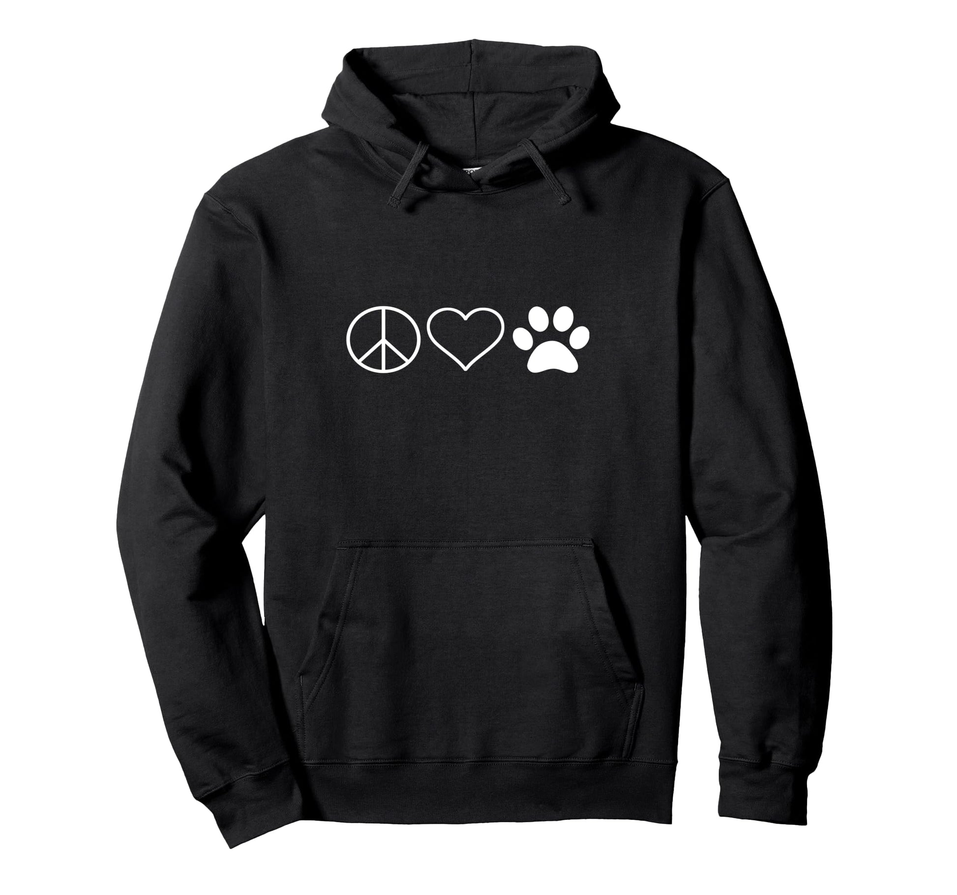 Peace Love Dogs Sweatshirt - Graphic Print for Adults - T-Shirt, Sweatshirt, Hoodie