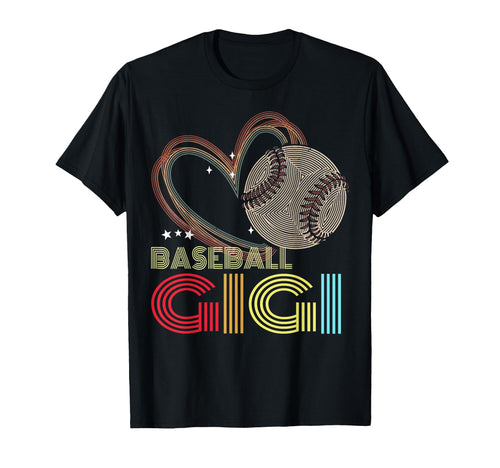 Baseball Gigi Heart Grandma Nana Love T-Shirt - Unique Graphic Unisex - T-Shirt, Sweatshirt, Hoodie
