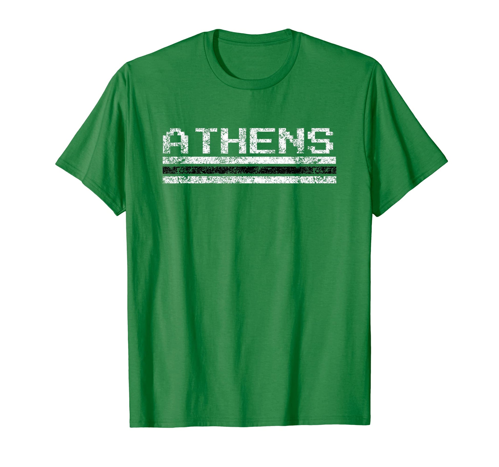 Athens Ohio Weathered Stripe T-Shirt - Casual Everyday Wear for Adults - T-Shirt, Sweatshirt, Hoodie