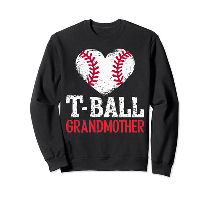 Baseball Grandma Grandmother Sweatshirt - Streetwear Style for Adults - T-Shirt, Sweatshirt, Hoodie