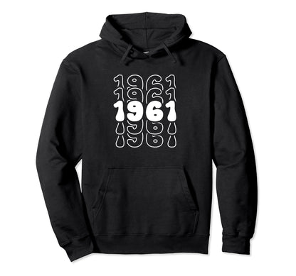63 Year Old Groovy 63Rd Birthday Boho Hoodie - Aesthetic Graphic Unisex - T-Shirt, Sweatshirt, Hoodie