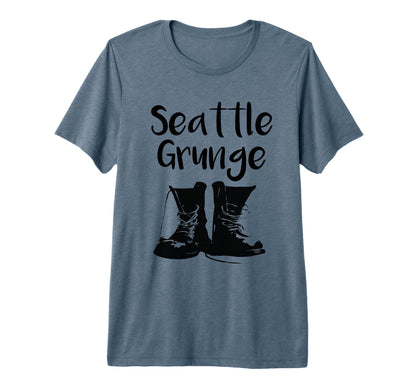 Seattle Grunge 90S Music Tri Blend T-Shirt - Aesthetic Graphic Men Women - T-Shirt, Sweatshirt, Hoodie