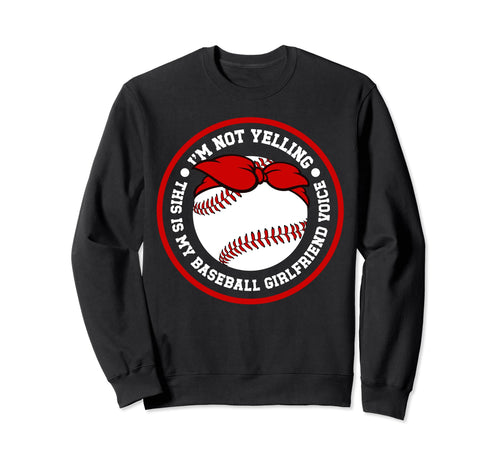 My Baseball Girlfriend Voice Sweatshirt - Aesthetic Graphic for Adults - T-Shirt, Sweatshirt, Hoodie