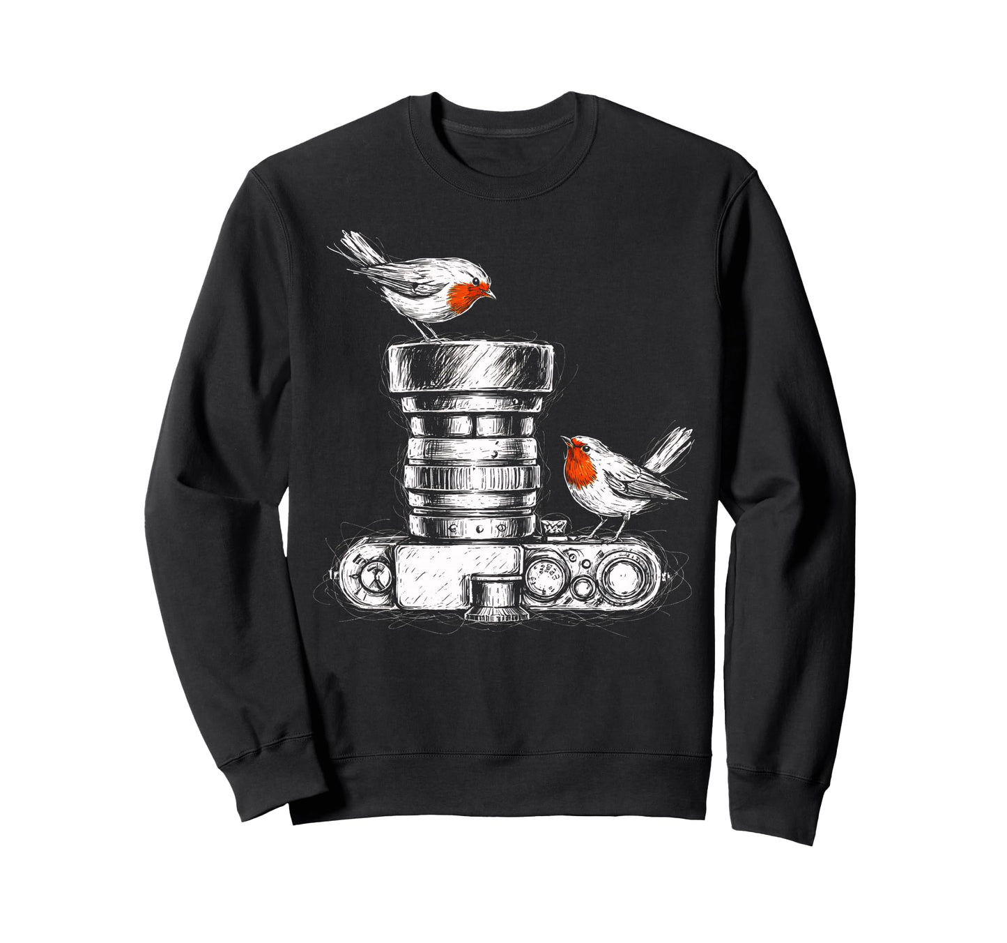 Birdwatcher Photographer Bird Sweatshirt - Novelty Apparel for Adults - T-Shirt, Sweatshirt, Hoodie