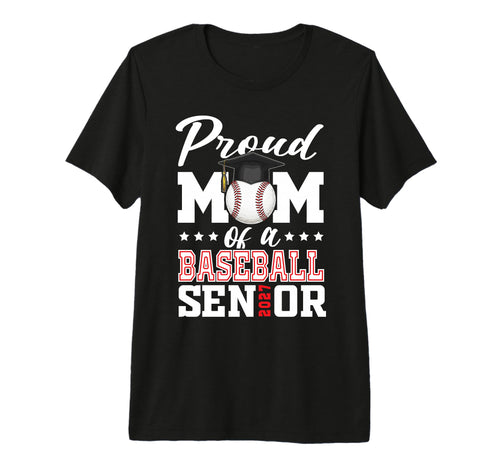 Proud Mom Baseball Senior 2027 Tri T-Shirt - Fun Novelty Design Men Women - T-Shirt, Sweatshirt, Hoodie