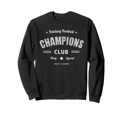 Fantasy Football Champions Sweatshirt - Casual Everyday Wear for Adults - T-Shirt, Sweatshirt, Hoodie