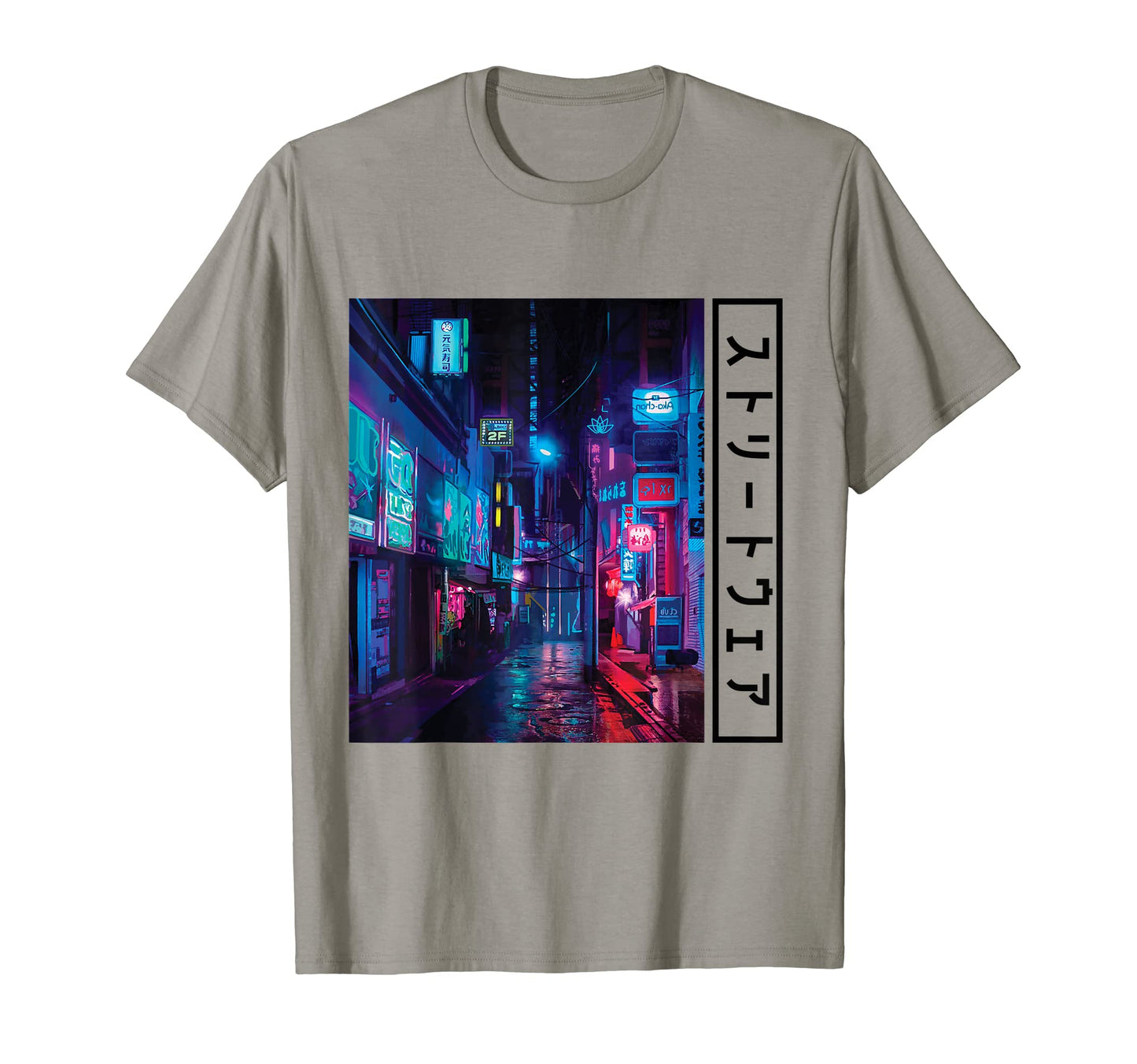 Synthwave City Tokyo Japan T-Shirt - Fun Novelty Design Men Women - T-Shirt, Sweatshirt, Hoodie