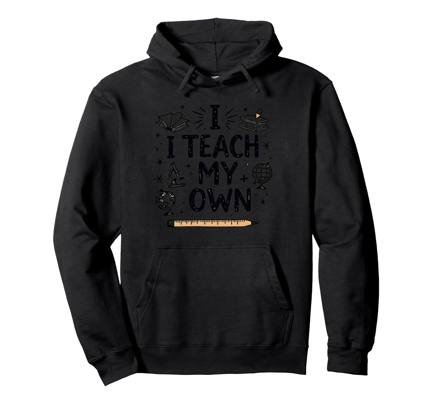 I Teach My Own Homeschool Game Day Bruh Mom Hoodie - Graphic Print Unisex - T-Shirt, Sweatshirt, Hoodie