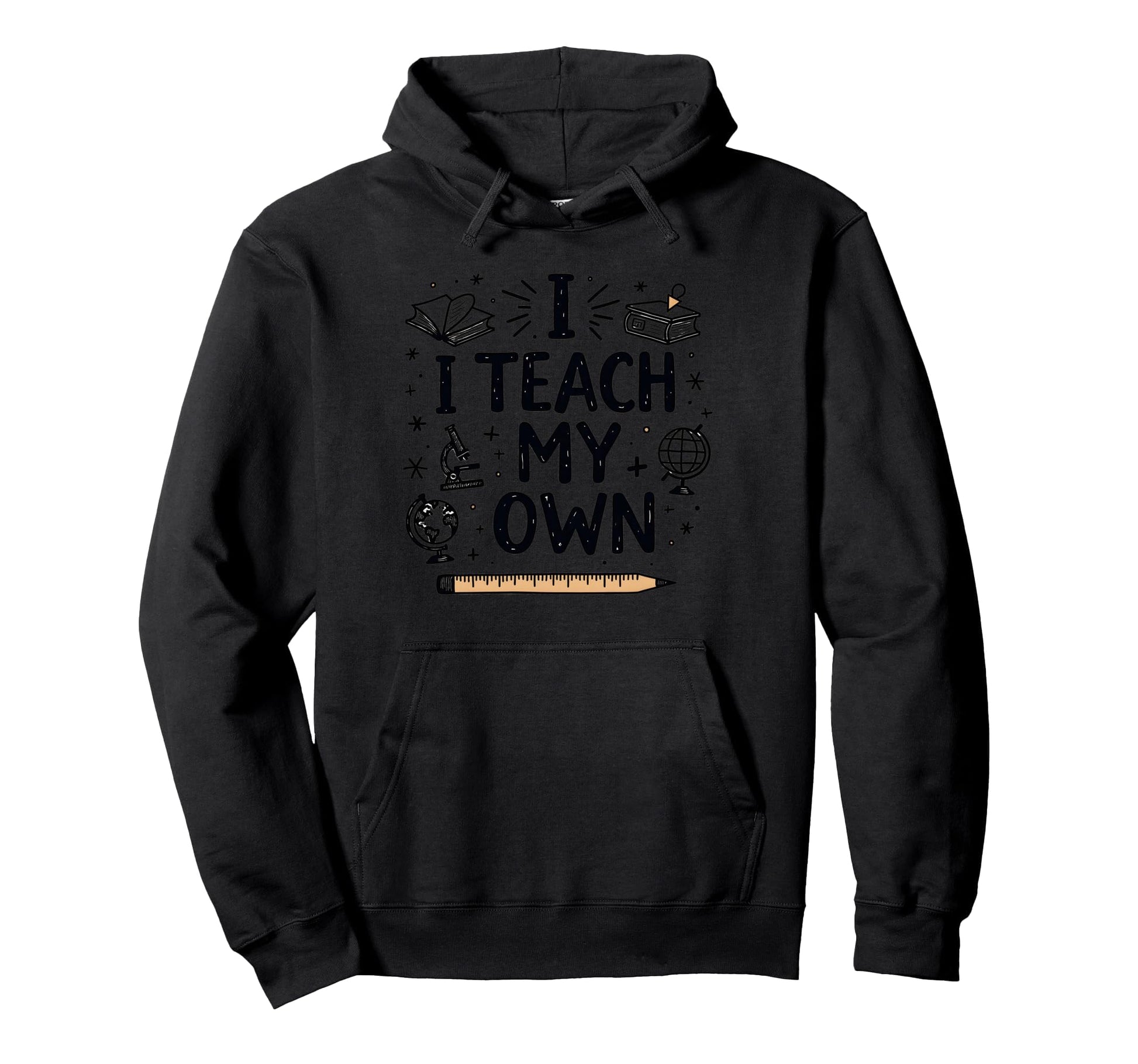 I Teach My Own Homeschool Game Day Bruh Mom Hoodie - Graphic Print Unisex - T-Shirt, Sweatshirt, Hoodie