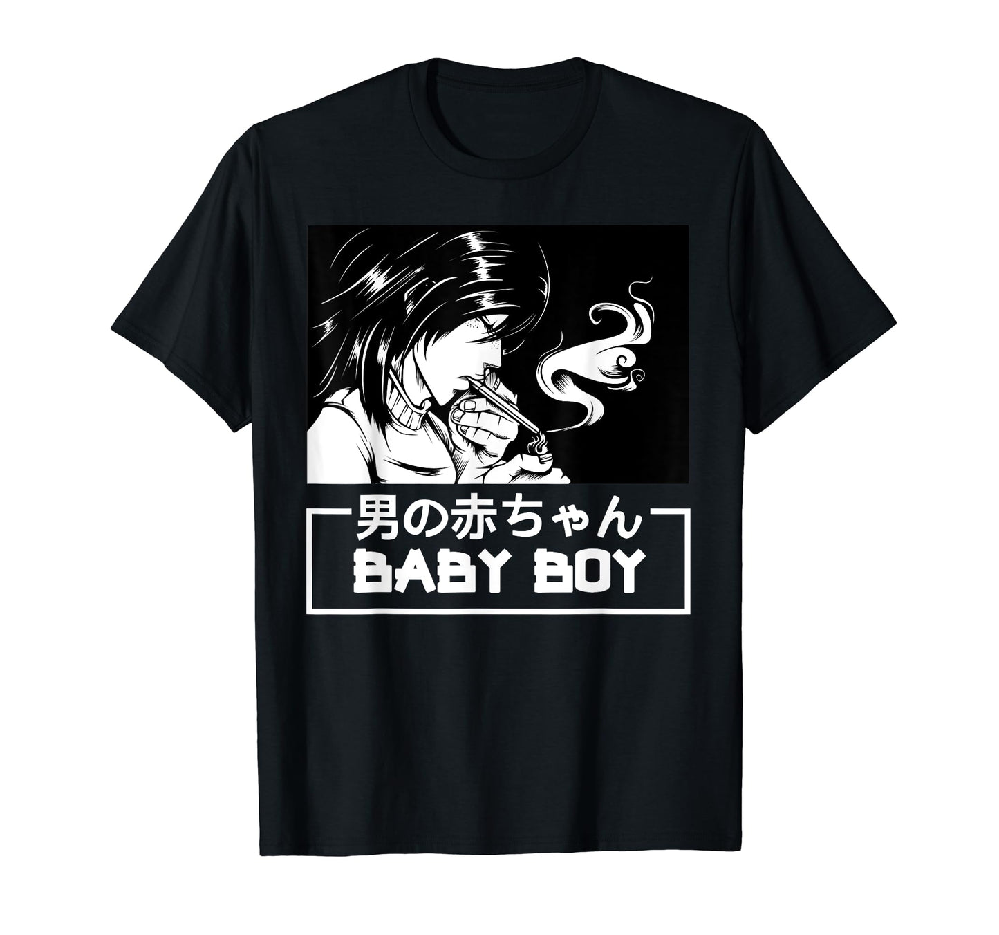 Aesthetic Vaporwave Anime Japanese T-Shirt - Fun Novelty Design Men Women - T-Shirt, Sweatshirt, Hoodie