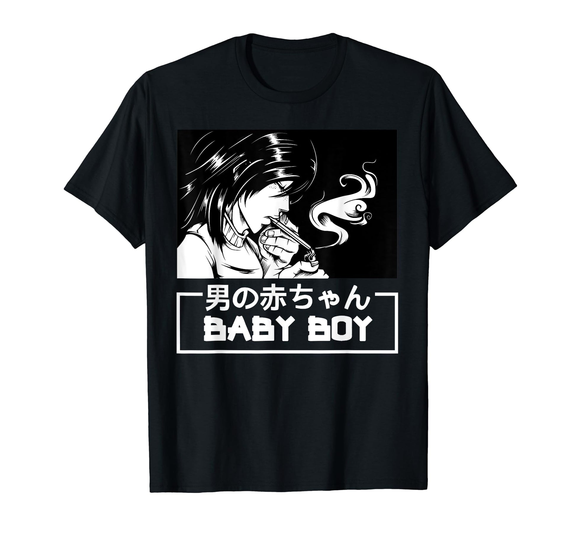 Aesthetic Vaporwave Anime Japanese T-Shirt - Fun Novelty Design Men Women - T-Shirt, Sweatshirt, Hoodie