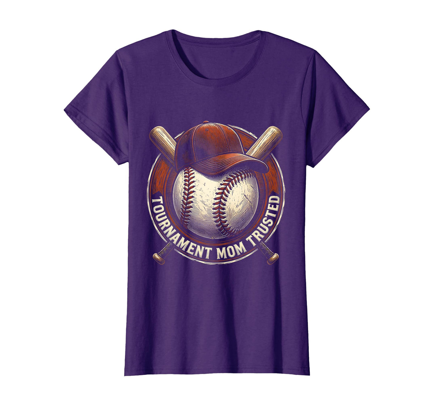 Tournament Mom Trusted Baseball Mom T-Shirt - Aesthetic Graphic Unisex - T-Shirt, Sweatshirt, Hoodie