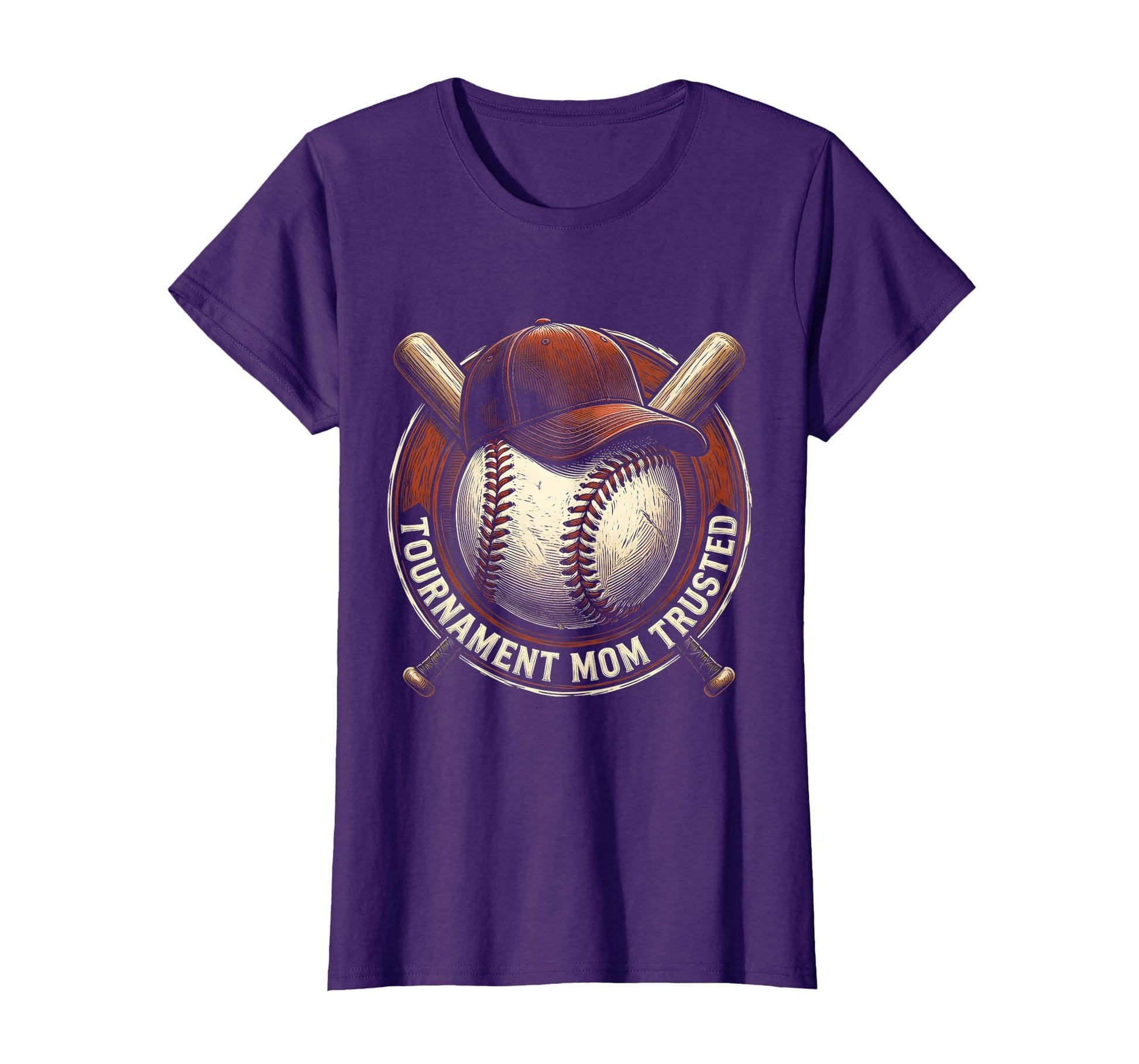 Tournament Mom Trusted Baseball Mom T-Shirt - Aesthetic Graphic Unisex - T-Shirt, Sweatshirt, Hoodie