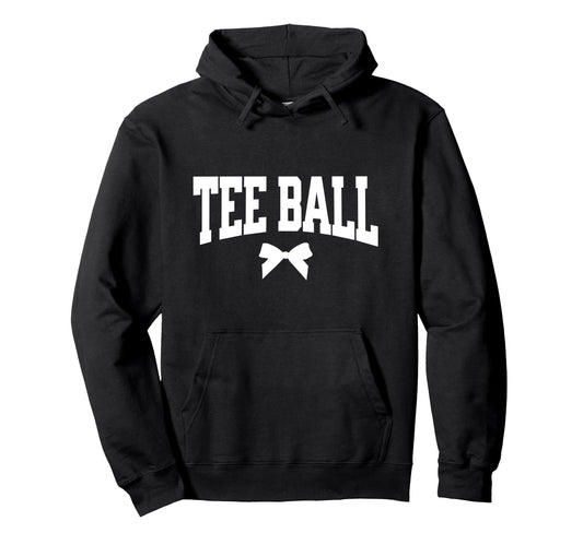 Ball Bow Gift T Ball Player Baseball Hoodie - Casual Everyday Wear Unisex - T-Shirt, Sweatshirt, Hoodie