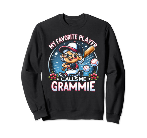 Baseball Grandma Grandmother Granny Sweatshirt - Unique Graphic for Adults - T-Shirt, Sweatshirt, Hoodie