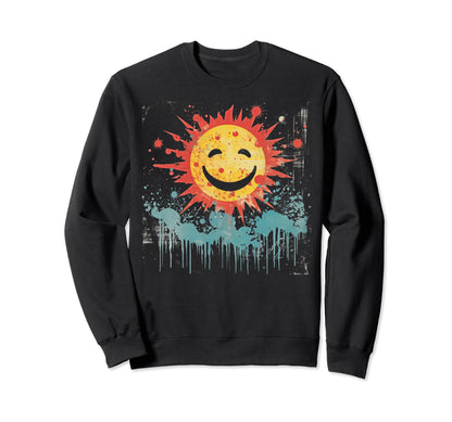 Sun Boho Groovy Sunshine Grunge 33 Sweatshirt - Minimalist Print Unisex - T-Shirt, Sweatshirt, Hoodie