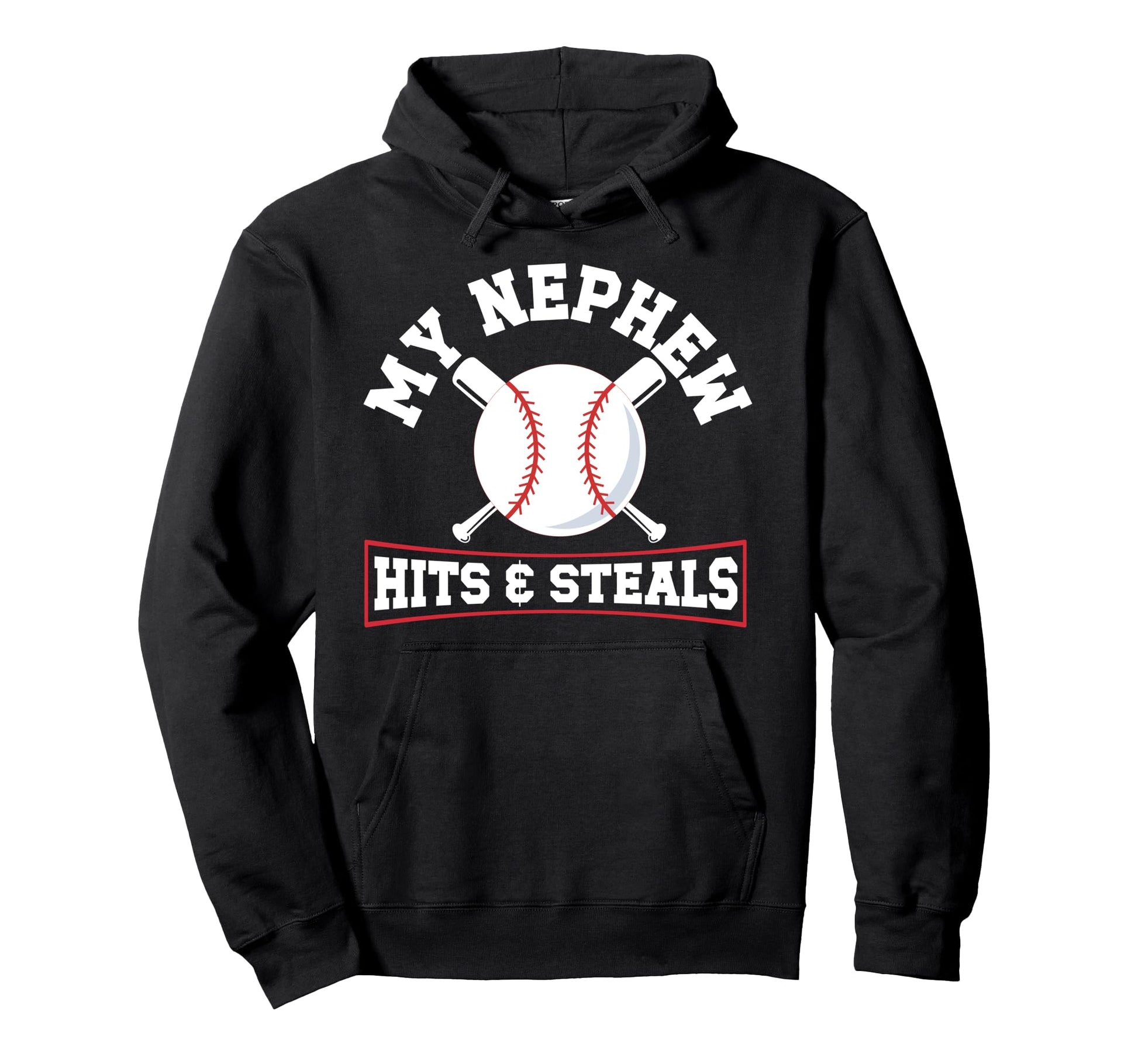 My Nephew Baseball Uncle Baseball Player Hoodie - Unique Graphic Men Women - T-Shirt, Sweatshirt, Hoodie