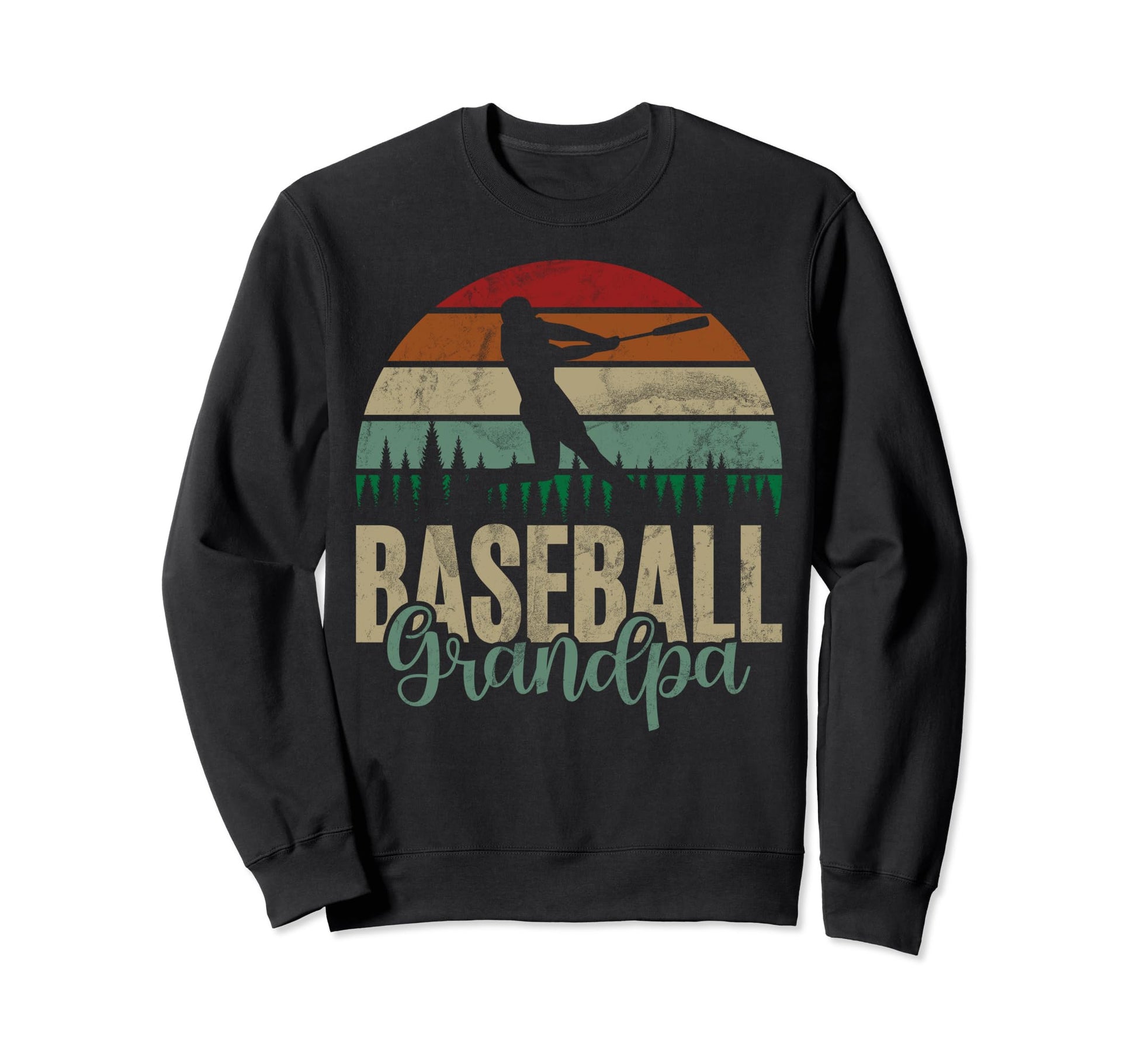 Grandpa Baseball Player Grandson Sweatshirt - Novelty Apparel for Adults - T-Shirt, Sweatshirt, Hoodie