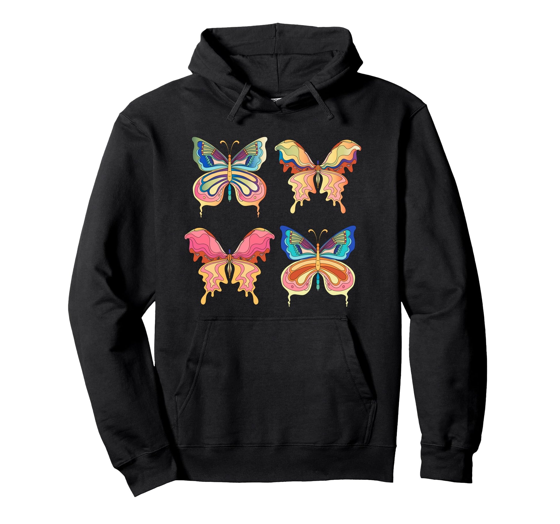 Butterfly Fairycore Trendy Teen Tween Hoodie - Minimalist Print for Adults - T-Shirt, Sweatshirt, Hoodie