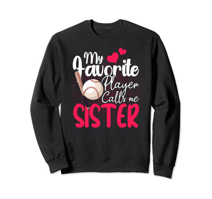 Funny My Favorite Player Sweatshirt - Casual Everyday Wear for Adults - T-Shirt, Sweatshirt, Hoodie
