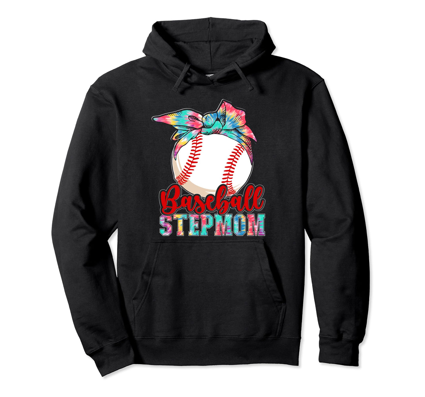 Baseball Stepmother Birthday Player Hoodie - Fun Novelty Design for Adults - T-Shirt, Sweatshirt, Hoodie