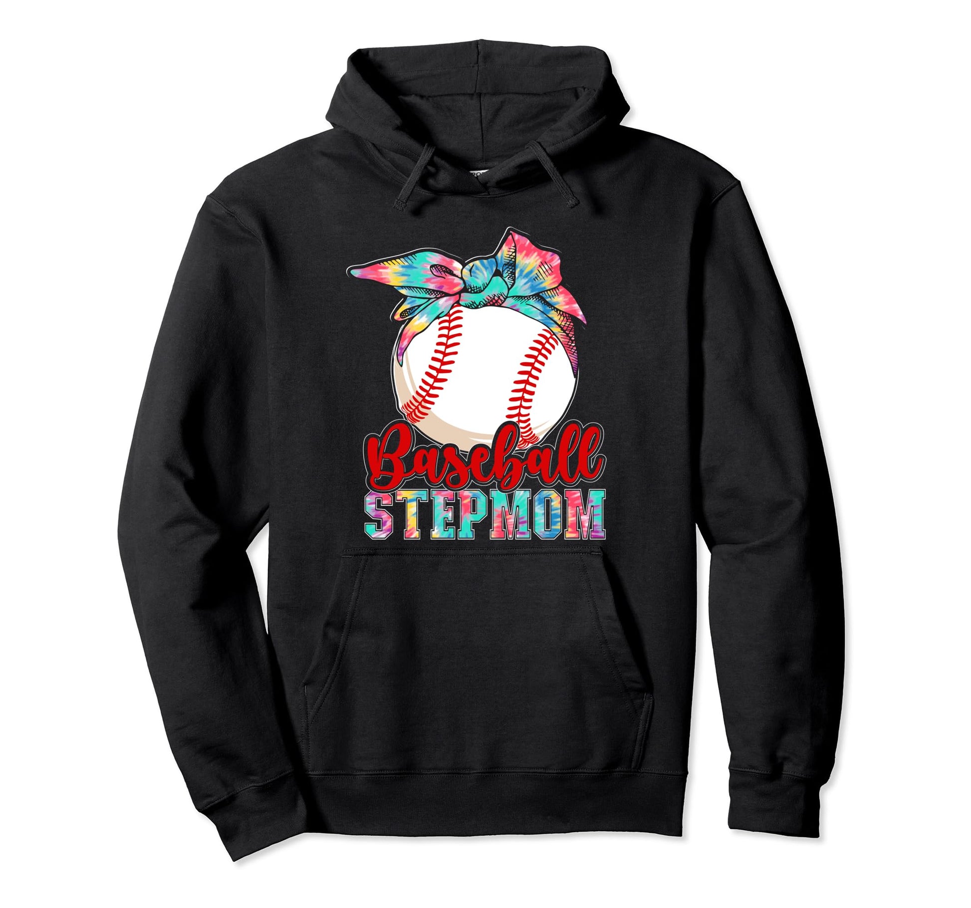 Baseball Stepmother Birthday Player Hoodie - Fun Novelty Design for Adults - T-Shirt, Sweatshirt, Hoodie