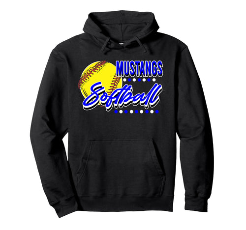 Mustangs Softball Mom Sports Game Day Hoodie - Streetwear Style Men Women - T-Shirt, Sweatshirt, Hoodie