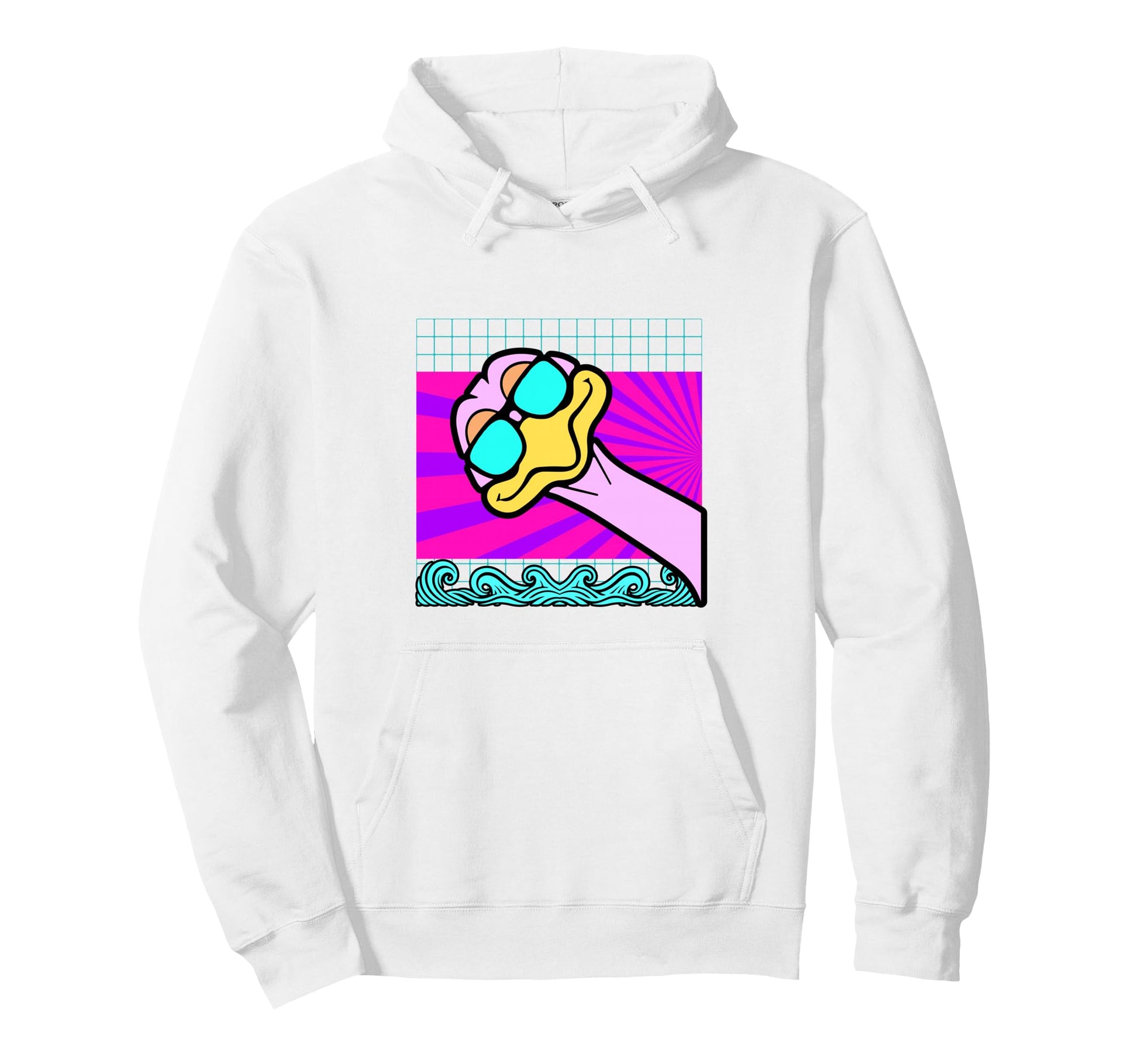Aesthetic Vaporwave Outfits Ostrich Hoodie - Unique Graphic Men Women - T-Shirt, Sweatshirt, Hoodie
