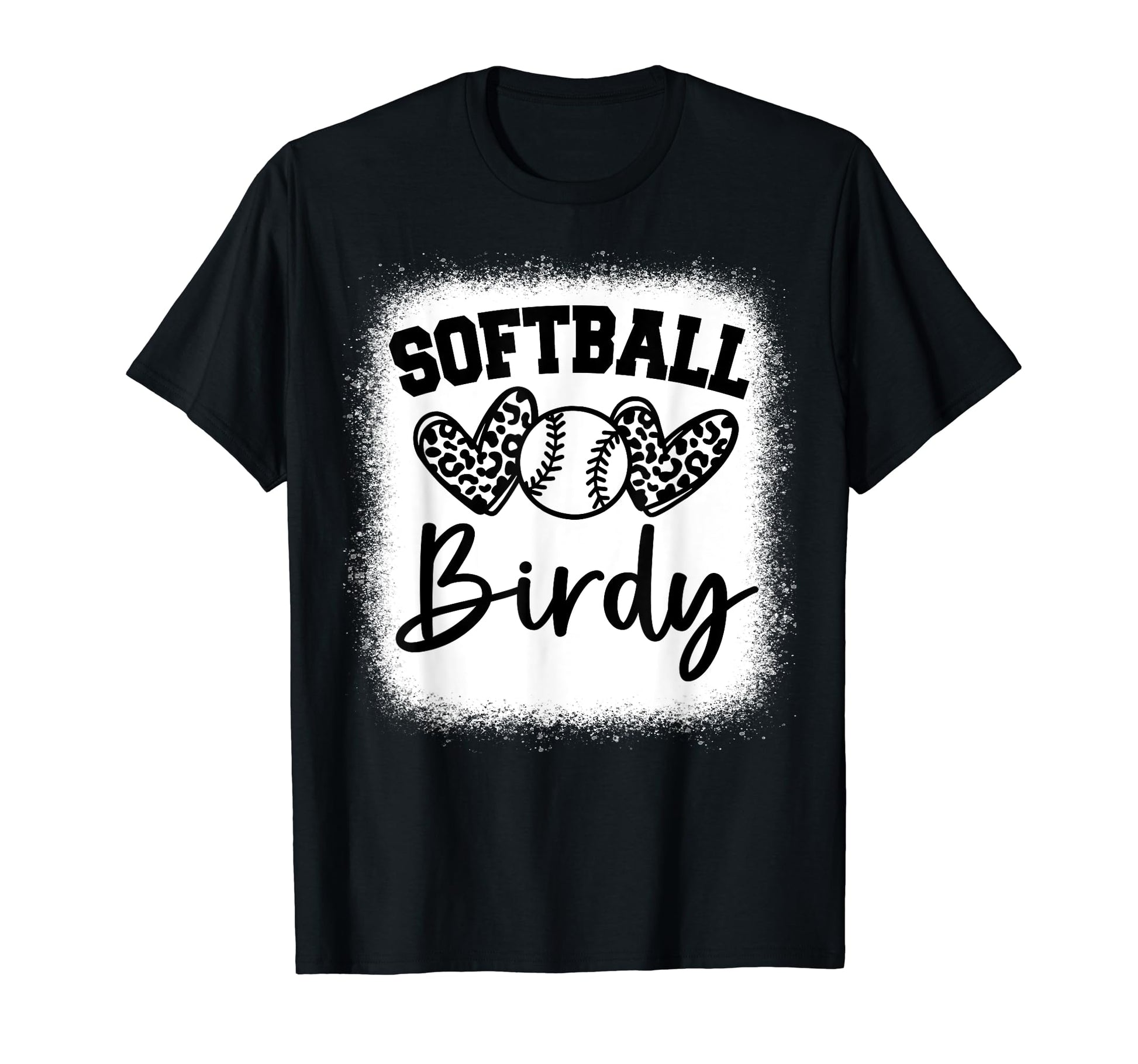 Personalized Baseball Heart Birdy T-Shirt - Minimalist Print for Adults - T-Shirt, Sweatshirt, Hoodie