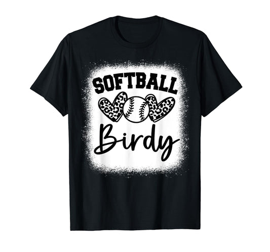 Personalized Baseball Heart Birdy T-Shirt - Minimalist Print for Adults - T-Shirt, Sweatshirt, Hoodie