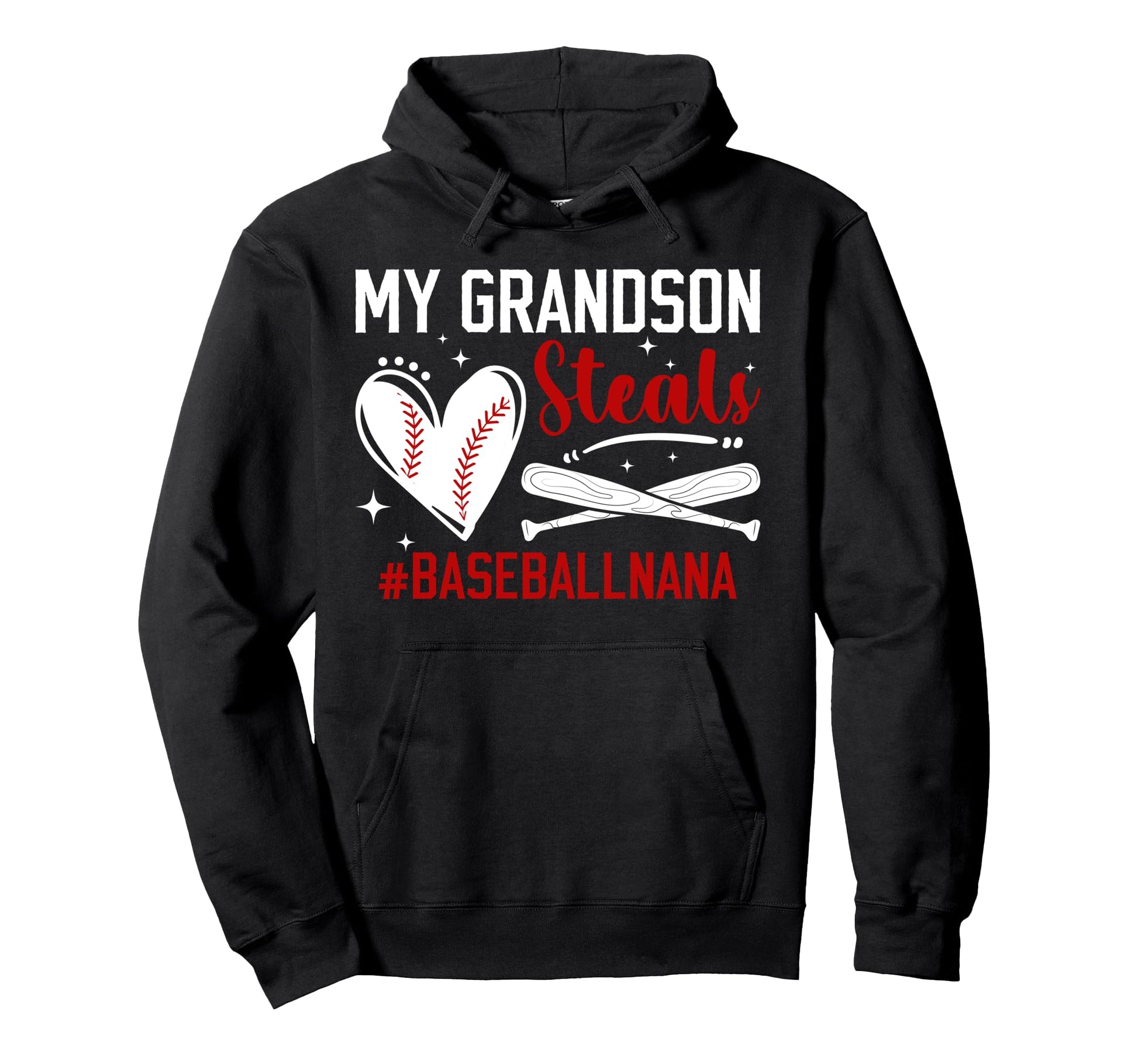Baseball Nana Grandma Funny Nana Baseball Hoodie - Custom Art Print Unisex - T-Shirt, Sweatshirt, Hoodie